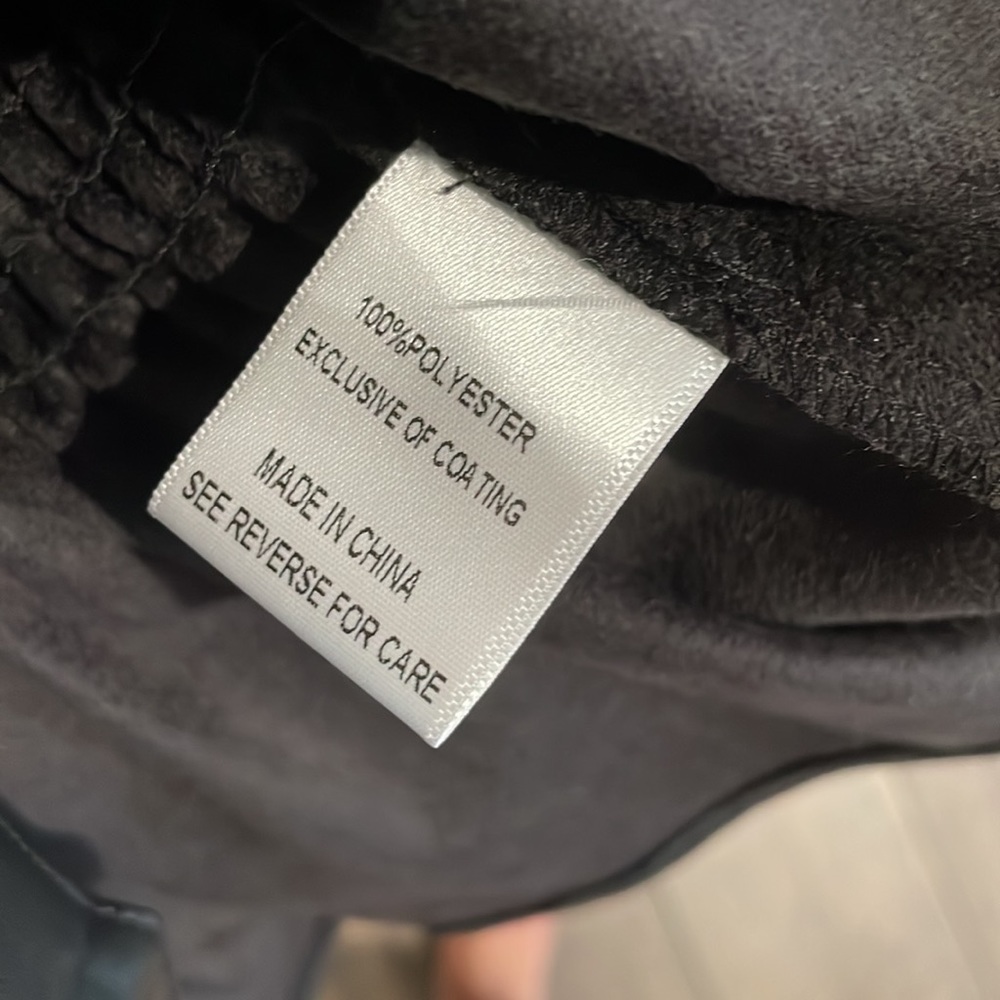 LAST CALL! NWOT! Lucy Paris Faux Leather Peplum Top - Picture 5 of 5